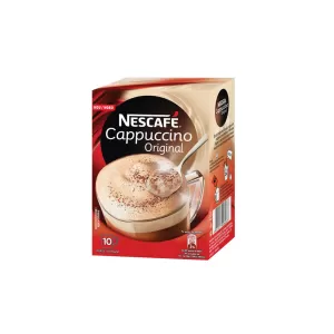 Nescafe Разтворимо кафе Cappuccino Original, 13 g, в пакетче, 10 броя