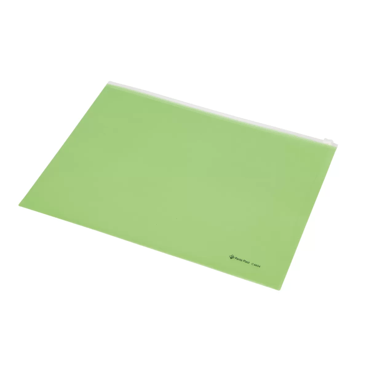 Panta Plast Папка Focus, A4, с цип, светлозелена