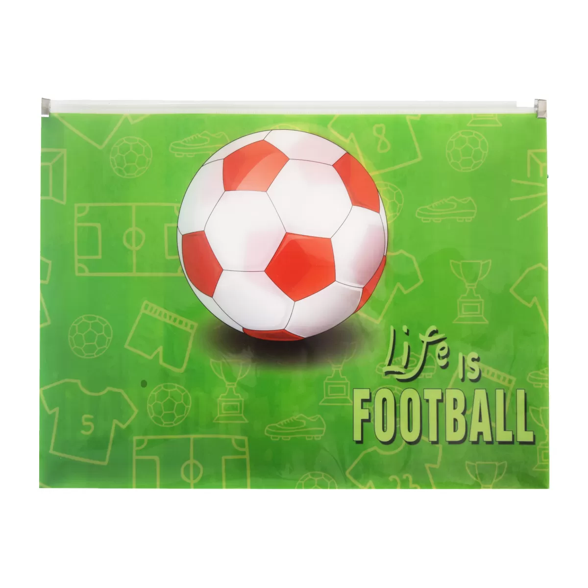 Panta Plast Папка Football Collection, PP, с цип, A4