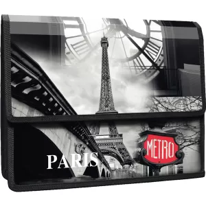 Panta Plast Папка Paris Collection, PP, тип хармоника, с капак, A4