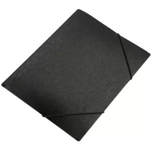 Panta Plast Папка Simple, PP, с ластик, черна