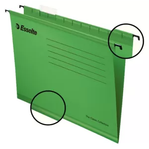 Папка V-образна за картотека Esselte Pendaflex Зелен