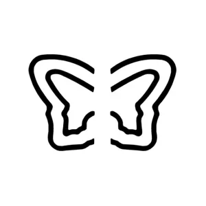 Перфоратор за декорация Wedo 3D Пеперуда