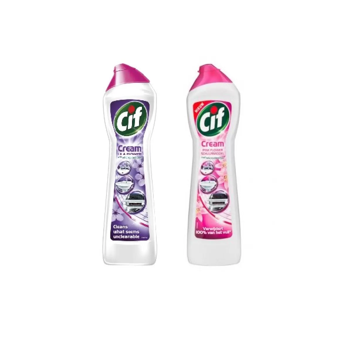 Почистващ крем Cif Cream Flower 500 ml