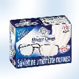 Почистващи мокри кърпи за очила Mister Clean 12