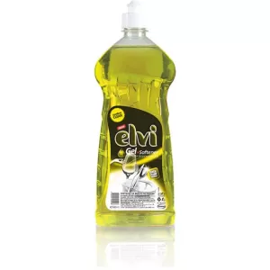 Препарат за съдове гел Elvi лимон 500 ml