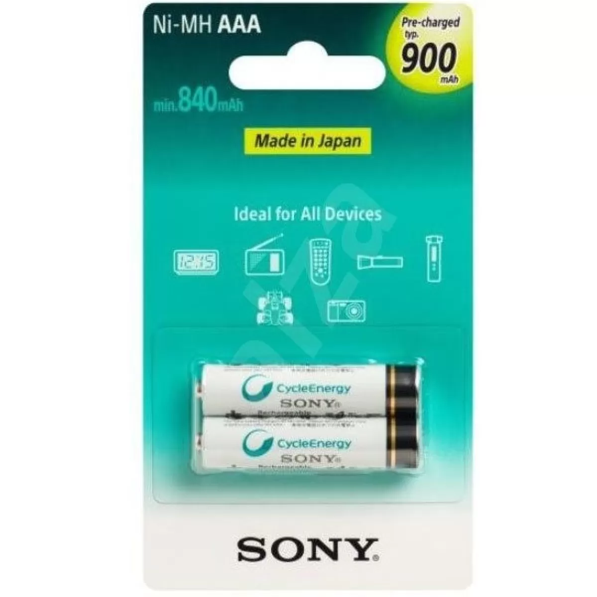 През. батерия Sony 1.2V Ni-MH AAA 900 mAh 2 бр.