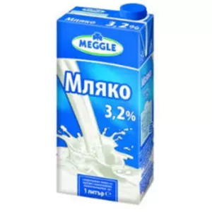 Прясно мляко Megle 3.2% UHT 1 l