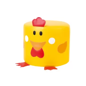 Пуф, кокошка, 35 х 30 cm, жълт