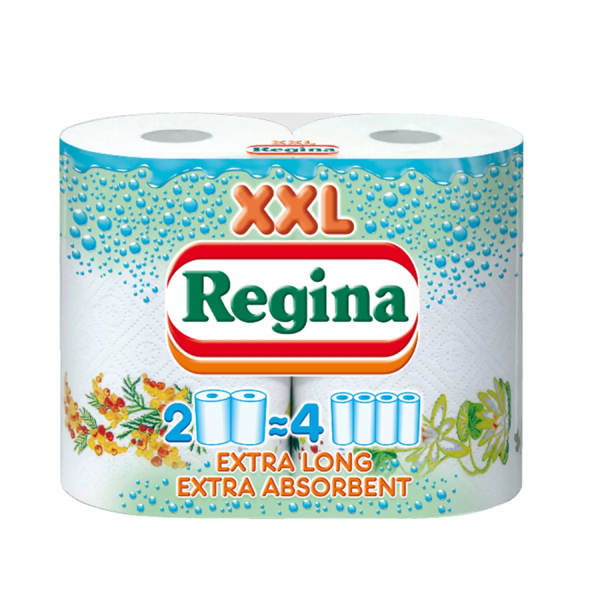 Regina Кухненска ролка XXL Decorated, целулоза, двупластова, 175 g, 2 броя