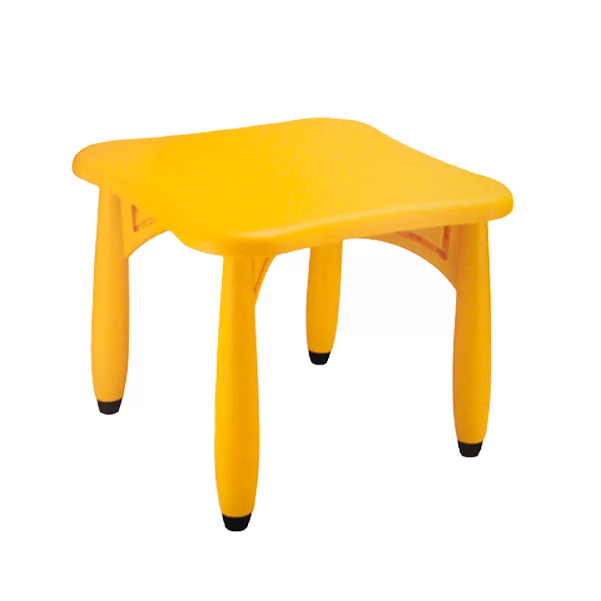 Детска маса, квадратна, жълта