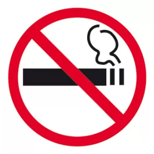 Самозалепващ знак Apli Пушенето забранено