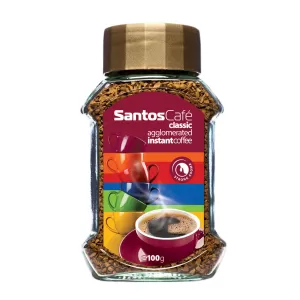Santos Разтворимо кафе Agglomerated, в буркан, 100 g