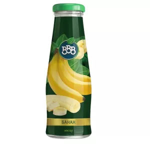 Сок ВВВ банан 25% стъкло 0.250 l