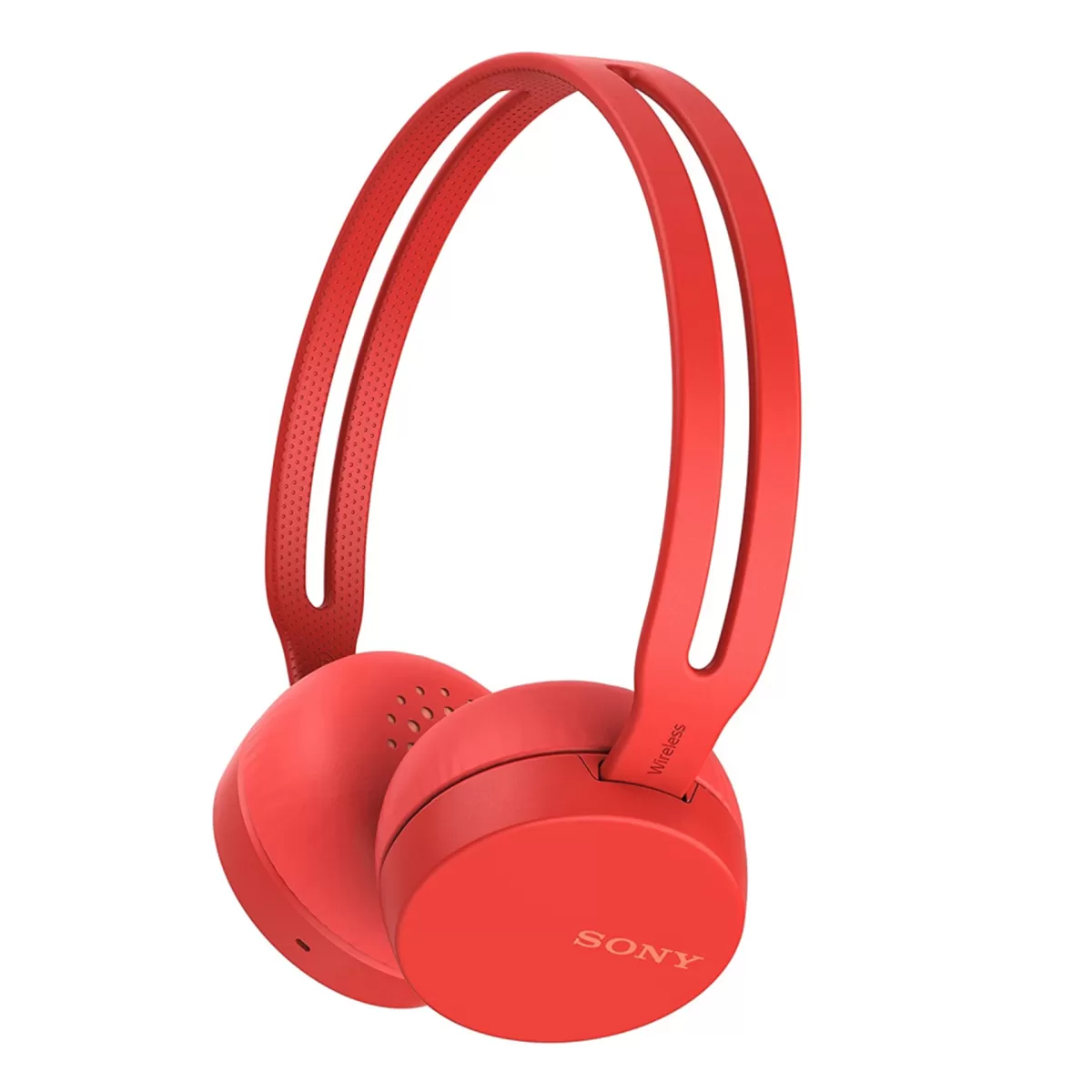 Sony Слушалки WH-CH400, с Bluetooth, червени