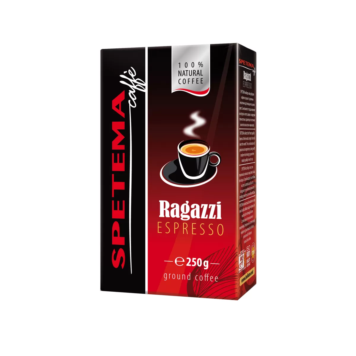 Spetema Мляно кафе Ragazzi, 250 g