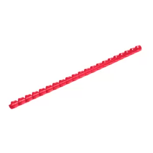 Спирали за подвързване, 10 mm, червени, 25 броя