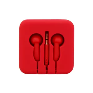 T'nB Слушалки Pocket, червени, в силиконова кутия