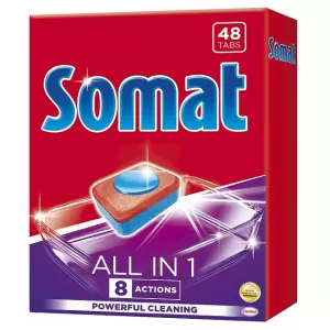 Таблетки за съдомиялна Somat All in 1 48 бр