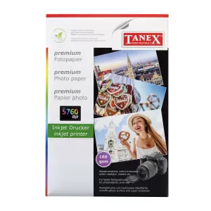 Tanex Фото хартия, A4, 180 g/m2, гланц, 25 листа