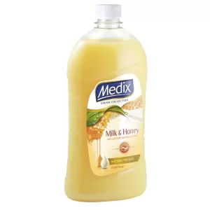 Течен сапун пълнител Medix Milk and Honey 900 ml