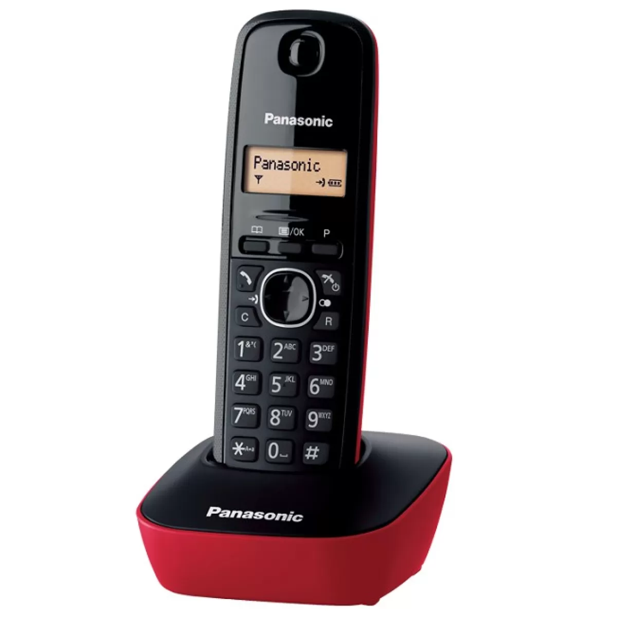 Телефон Panasonic KX-TG1611 Червен