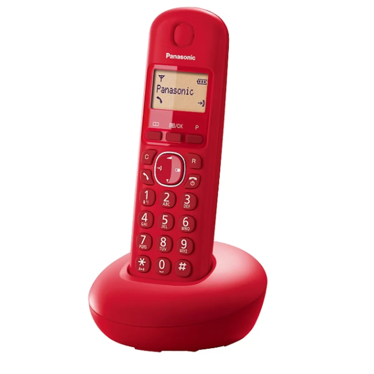 Телефон PANASONIC KX-TGB210FXB Червен