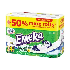 Тоалетна хартия Emeka трипл. 24 бр.