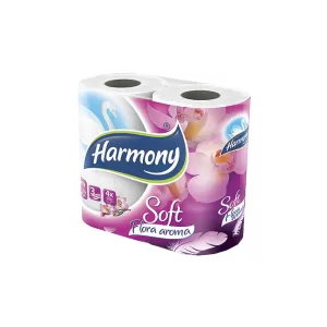 Тоалетна хартия Harmony Soft FA трипл. 4 бр. Бял
