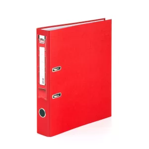 Top Office Класьор, 5 cm, PVC, без метален кант, червен, несглобен, 50 броя