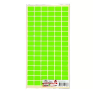 Top Office Самозалепващи етикети за цени, 12 x 18 mm, зелени, 960 броя