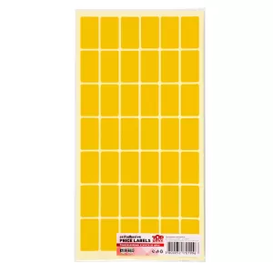 Top Office Самозалепващи етикети за цени, 17 x 30 mm, оранжеви, 420 броя