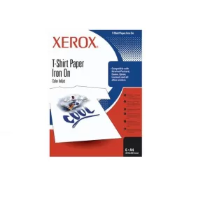 Трансферна хартия Xerox Transfer за мастилено-струен печат, покривна A4 6 л.