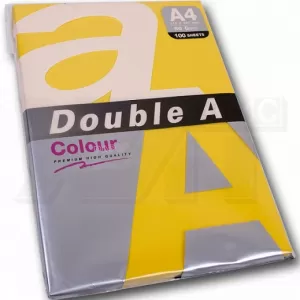 Цветна хартия Double A нас. Gold A4 50 л. 80g
