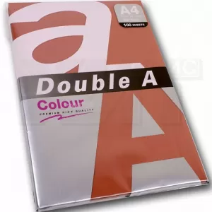 Цветна хартия Double A наситен Red A4 50 л. 80g