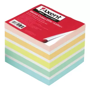 Цветни листчета без поставка Axent Elite Color 90x90x70mm