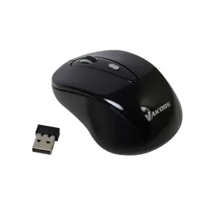 Vakoss Мишка, безжична, оптична, USB, 1600 dpi, черна