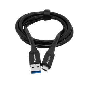 Verbatim Кабел, USB A / USB C , 1 m, черен