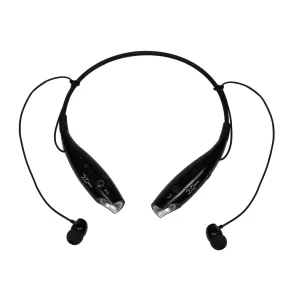 Xzero Слушалки Neckband, с тапи, за поставяне в ушите, Bluetooth, черни